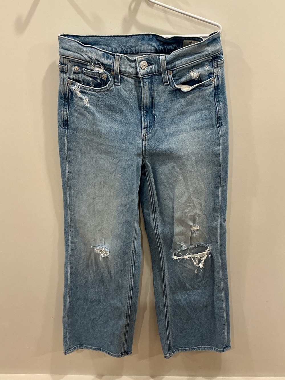 AYR Light Wash Distressed Women's Jeans